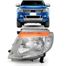 Farol Ranger 2013 2014 2015 2016 Pisca Âmbar Cromado Farol Ranger 2013 2014 2015 2016 Pisca Âmbar Cromado