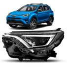 Farol Rav4 2017 a 2019 Eletrico C Motor C Led Sem Reator
