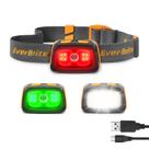 Farol recarregável EverBrite 350 lúmens com luz vermelha/verde