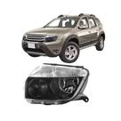 Farol Renault Duster 2012 a 2015 Fume Esquerdo