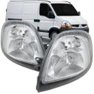 Farol Renault Master 2009 2010 2011 Cromado