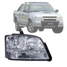 Farol s-10 2004 - 2005 - 2006 - 2007 lado direito cristal