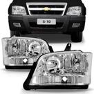 Farol s10 2004 2005 2006 2007 cristal Lado direito