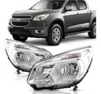 Farol S10 2012 2013 2014 2015 2016 Cromado Sem Projetor