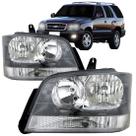 Farol S10 Blazer Pitbull 2006 2007 2008 2009 2010 2011 2012 Máscara Cinza Farol S10 Blazer Pitbull 2006 2007 2008 2009 2010 2011 2012 Máscara Cinza