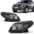 Farol Sandero 2007 2008 2009 2010 2011 Mascara Negra