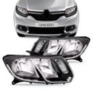 Farol sandero 2015 2016 2017 2018 logan 2014 2015 2016 2017 cromado