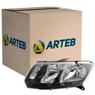 Farol Sandero Stepway 2015 2016 2017 2018 2019 Lado Esquerdo Arteb