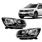 Farol Saveiro 17/20 Gol Voyage G8 18 A 20 Duplo Cromado