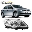 Farol saveiro 2008 a 2013 g5 mascara cromada foco duplo direito