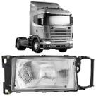 Farol Sem Pisca LD SC Serie 4 114 124 1997 ate 2008 Refletor Alto e Baixo Lente Vidro H4 24V 70W Carcaça em termoplásticos com borracha de vedação Farol Sem Pisca LD SC Serie 4 114 124 1997 ate 2008 Refletor Alto e Baixo Lente Vidro H4 24V 70W Carcaça em termoplásticos com borracha de vedação