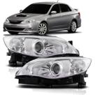 Farol Subaru Impreza 2008 A 2011 Cromado