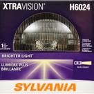 Farol SYLVANIA H6024 XtraVision Sealed Beam 7 polegadas redondo Farol SYLVANIA H6024 XtraVision Sealed Beam 7 polegadas redondo