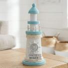 Farol Timão Marítimo Náutico Decoração Casa Praia Mar 19cm