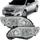 Farol Toyota Corolla 2008 2009 2010 2011 Cromado