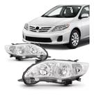 Farol Toyota Corolla 2012 até 2014 Cromado Foco Duplo Esquerdo