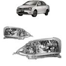 Farol toyota etios 2013 a 2018 direito cromado
