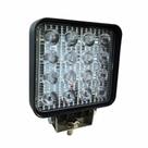 Farol trabalho led azul 48 watts quadrado maquinas agricolas pulverizadores até 80vdc