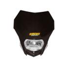 Farol universal off road circuit bagus preto-preto