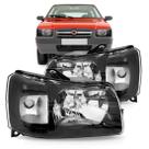 Farol uno 2004 2005 200 2009 mascara negra pisca cromado Farol uno 2004 2005 200 2009 mascara negra pisca cromado