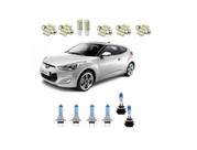Farol Veloster Completo Kit Led Super Branca