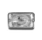 Farol Vidro Milha Moto Mobilete Bikelete Capa Metal Cromado