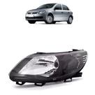 Farol VW Gol Saveiro Voyage 2009 2010 2011 2012 Máscara Negra Simples Lado Esquerdo