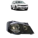 Farol VW Golf 2008 2009 2010 2011 2012 2013 Máscara Negra Lado Direito