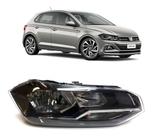 Farol VW Polo Virtus 2018 2019 20 21 22 com Friso Cromado LD