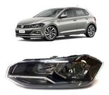 Farol VW Polo Virtus 2018 2019 20 21 22 com Friso Cromado LE