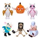 Fãs de jogos de bichos de pelúcia Plush Laxkpoe Steal a Brainrot, 6 unidades Fãs de jogos de bichos de pelúcia Plush Laxkpoe Steal a Brainrot, 6 unidades