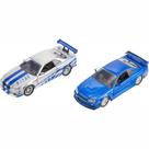 Fast & Furious Brian's Nissan Skyline GT-R R34 Azul e Prata