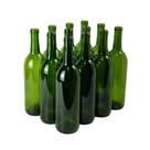 FastRack - Garrafas de Vinho Verdes de 750 ml (Pacote com 12) Garrafas de Licor Bordeaux W5 Garrafa Vazia de 750 ml para Bebidas, 12 por Caixa - SEM ROLHAS INCLUÍDAS