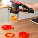 Fatiador 5 em 1 para frutas e legumes