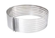 Fatiador Bolo Aço Inox Confeiteiro Ajustável 24-26cm Fatiador Bolo Aço Inox Confeiteiro Ajustável 24-26cm