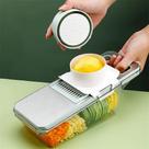 Fatiador Cortador Manual 6 em 1 Mandoline Slicer Lâminas Aço para Cortes Diversos Fatiador Cortador Manual 6 em 1 Mandoline Slicer Lâminas Aço para Cortes Diversos