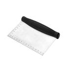 Fatiador de massa com medidor Inox alça plástica 15cm Preto