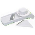 Fatiador Manual Branco Mandoline Com Duas Laminas Inox