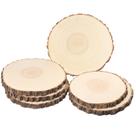 Fatias de madeira GNIEMCKIN Natural Paulownia 25-30 cm Artesanato DIY