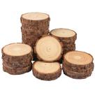 Fatias de madeira GNIEMCKIN Natural Pine de 10-12 cm de diâmetro. 50 unidades Fatias de madeira GNIEMCKIN Natural Pine de 10-12 cm de diâmetro. 50 unidades
