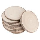 Fatias de madeira Maputune, 8 peças de 28 a 30 cm de largura, inacabadas para bricolage