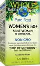 Fatores naturais multivitamínicos e minerais para mulheres com mais de 50 a 120 comprimidos