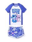 Fatos de banho Disney Stitch Girls UPF 50+ Tankini roxos 7-8 anos