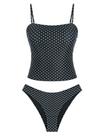 Fatos de banho Tankini ZAFUL Floral Bandeau Tummy Control para mulheres