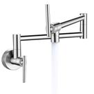 Faucet Fuller Faucet Fransiton, suporte de parede de níquel escovado