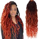 Faux Locs Crochet Braid Hair Suyirl Bohemian Locs 60cm