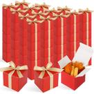 Favor Boxes Jutom Mini, 100 peças de papel vermelho doce extra pequeno