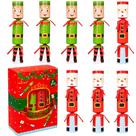 Favor de festa de Natal Moon Boat Santa Claus Elf, 8 pacotes Favor de festa de Natal Moon Boat Santa Claus Elf, 8 pacotes