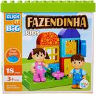 Fazendinha Blocos De Montar Kids 18 Peças Infantil