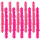 Feather Boas Gvhntk 10 peças de 1,5 m de rosa/rosa fofo artificial Feather Boas Gvhntk 10 peças de 1,5 m de rosa/rosa fofo artificial